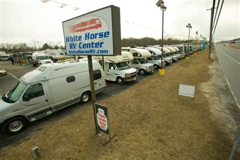 White horse rv - Welcome to White Horse RV Center, New Jersey's largest RV dealer! Our Galloway store typically has over 150 RVs in stock, plus excellent parts and service departments! When you visit, feel free to browse our lot without worrying about any high pressure sales tactics. Shopping for an RV should be a fun experience! We're located on Route 30, about 15 …